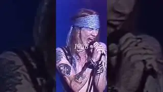 Axl Rose voice change knockin on heavens Door 1988-2023 #shortvideo #Gun N Roses