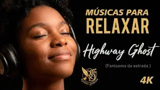Highway Ghost - Night Drive & Relaxing Music (4K Drone Footage)