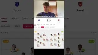 Arsenal player ratings vs Everton! #arsenal #arsenalfc #everton #premierleague #ukfootball