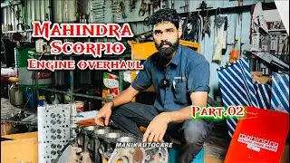Mahindra Scorpio engine overhaul #mahindra #scorpio #engine #overhaul #viralvideo #diesel #cars