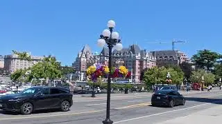 Legislative Assembly of British Columbia | Stunning Water front View, Flag| Victoria BC Canada 2025