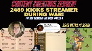 KvK Drama EXPLODES: Betrayals, Zeroed in KvK, 2489 Kicks Akiles during War [ROK Drama of the week 4]