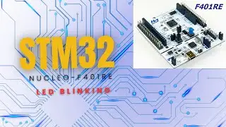 LED Blinking with STM32F401RE using STM32CUBEIDE | STM32 Tutorial with Proteus Simulation