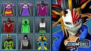 JUMP FORCE &mdash; ВСЕ костюмы и аксессуары для мужского/женского игрового процесса CaC (настройка всех персонажей)