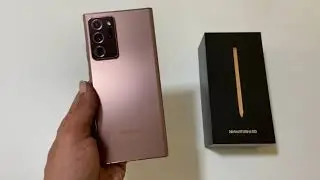 Samsung Galaxy Note 20 Ultra Indian Retail Unit unboxing