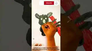 Discover &lsquo;K for Koala&rsquo; in our exciting palm print series on Little Learners Galaxy! 🐨✋ #art #viral