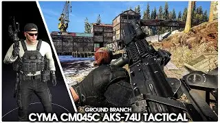 AKS-74U Tactical Assault Rifle - Ground Branch Gameplay