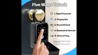 LINKSTYLE Matrix II Smart Key Lock Box with WiFi Hub for Anywhere Access, Waterproof, Bluetooth
