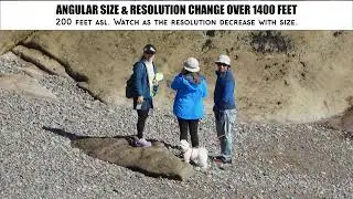 Angular Size Reduction Reduces Resolution Over Distance Causing Things To Disappear Into The Horizon