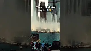 🌞 Morning Fountain Show at Burj Khalifa Dubai 🇦🇪 | Peaceful Vibes & Crowd Moments 🌊✨