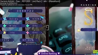 [o!m 4K] DDMythical 9th Dan REFORM Clear (97.02%) | Various Artists