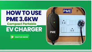 ⚡ How to Use PME 3.6 kW Compact Portable EV Charger 🚗🔋