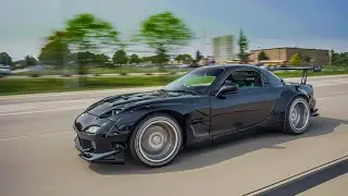 Rocket Bunny Mazda RX7 | Slaying Oklahoma [4K]