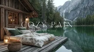 Calm Piano for Sleep | Cozy Rain Sounds, Stress Relief & Deep Relaxation