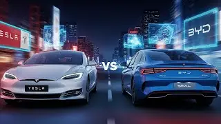 The Epic Showdown : TSLA vs BYD #tesla #byd #stock #competition #us #china #automobile