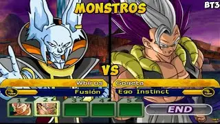 🔥 DBZ BT3 – FUSÃO DIVINA BILLS + WHIS vs GOGETA E VEGETO (INSANO)