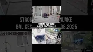 Strong earthquake magnitude 6.1 Balikesir, Turkey 10.08.2025 #turkey #earthquake #balıkesir