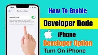 how to enable developer mode on iphone ios 18 | developer option not showing in iphone | developer