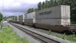 HiDef CN Stack Train Southbound at South Parry July 3 2009