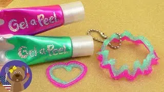 Брелок Gel-a-Peel своими руками | Видео с тестом | Gel-a-Peel на разных материалах