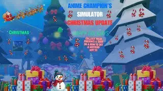 🎁 Anime Champions: NEW Christmas Update!!🎅🦌