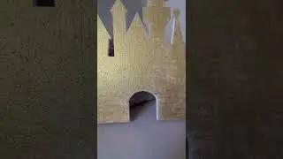 DIY Disneyland Castle ! #shorts #disney #disneyland #art #craft #diy