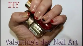 Дизайн ногтей ко Дню святого Валентина своими руками&hearts;