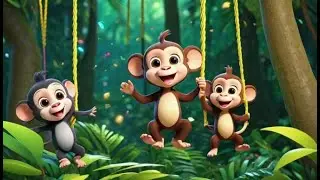 Jungle Adventure Song 🌴🐒 | Fun Animal Song for Kids | Exciting Safari Rhyme
