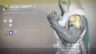 Destiny 2 - Aeon Swift -Exotic hunter gauntlets