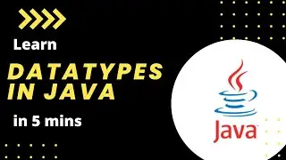 5 mins for Data Types in Java | Learn Fast | Simple Explanation