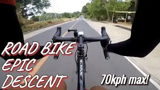Raw Footage Road Bike Descent | 70KPH Downhell