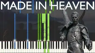 Queen - Made in Heaven Piano/Karaoke *FREE SHEET MUSIC* As Played by Queen