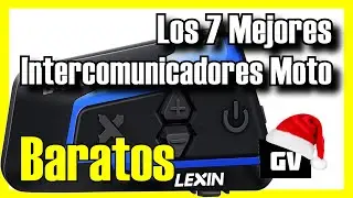 🏍️🔥 Los 7 MEJORES Intercomunicadores para Moto BUENOS y BARATOS de Amazon [2025]✅[Calidad/Precio]