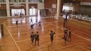 Yonabaru vs Nagamine　2018年12月1日　(1セット）　第44回島尻地区中学校新人バレーボール競技大会