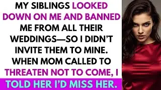 My Siblings Looked Down On Me And Banned Me From All Their Weddings—Now I’m The One Saying No...