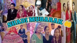 Shadi Mubarak  🌹#muslimwadding #bahut maja aaya shadi me #longviralvideo #indianyou #khanbushra123 
