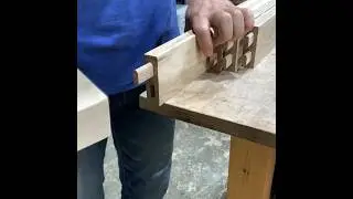 Oak Table Build #woodworking #shorts