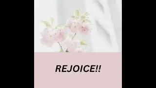 Rejoice by Sinach- Cover. Full cover @designedtostand