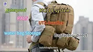 A large capacity tactical backpack with MOLLE #bags #tactical #tacticalgear #molle #oem #business