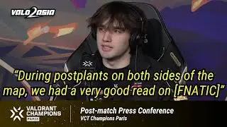 NRG Esports (NRG vs. FNC) Post-Match Press Conference at VCT Champions Paris 2025