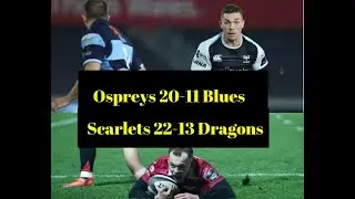 OSPREYS BEAT BLUES & SCARLETS BEATS DRAGONS!!!