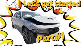 repairing wrecked dodge charger (part 1)