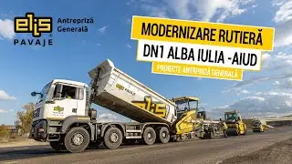 Modernizare rutieră DN1 Alba-Iulia- Aiud I Divizia Antrepriză Generală Elis Pavaje