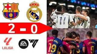BARCELONA VS REAL MADRID en fc24 
