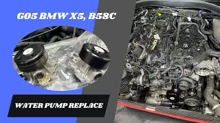 2019 BMW X5 (G05), Water Pump on B58C Engine