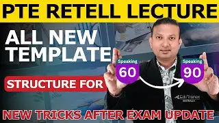 PTE Retell Lecture - New Template for 90 | Exam Update | Edutrainex