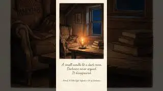 A Little Light Changes Everything 🕯️ | Hope Story #shorts #shortstory #moralstories #motivational