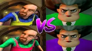 Scary Teacher 3D VS Scary Stranger 3D - Miss T VS Mr. Grumpy - Android & iOS Games - Z&K Games