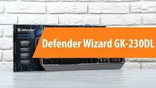 Распаковка клавиатуры Defender Wizard GK-230DL / Unboxing Defender Wizard GK-230DL