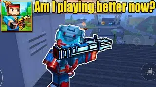 OLD GAME STYLE, my Love Mode BATTLE ROYALE, and Pixel Gun 3D, Am I playing better now?